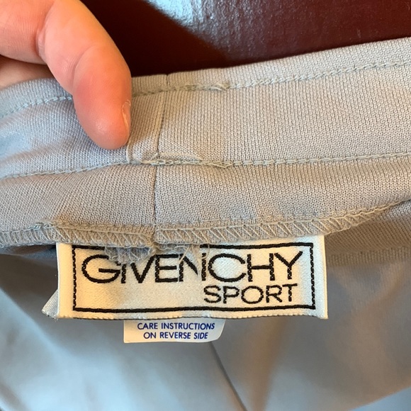 Vintage Rare  Givenchy Sport Pastel Blue 70's Pants Size 8 - Picture 3 of 7